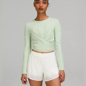 Lululemon Time to Restore Nulu Long Sleeve Shirt
Creamy Mint Size 10